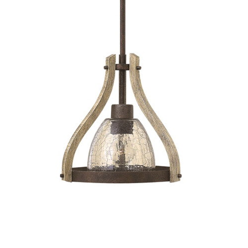 Elstead Lighting Elstead HK-MIDDLEFIELDP1 Middlefield 1 Light Iron Rust Pendant