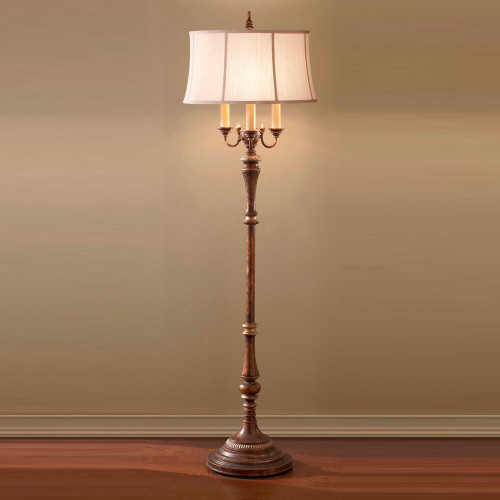 Elstead Lighting Elstead FE-GIBSON-FL Gibson Cambridge Crackle Floor Lamp