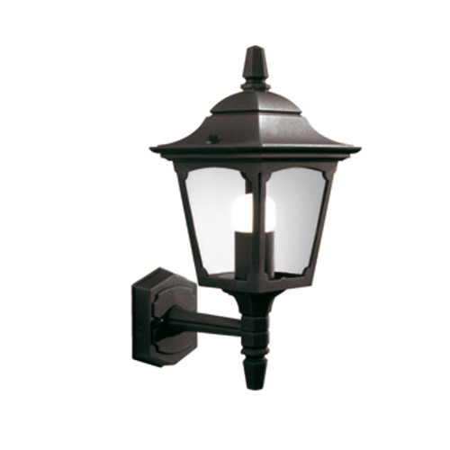Elstead Lighting Elstead CPM1-BLACK Chapel Mini Black Outdoor Up Wall Light