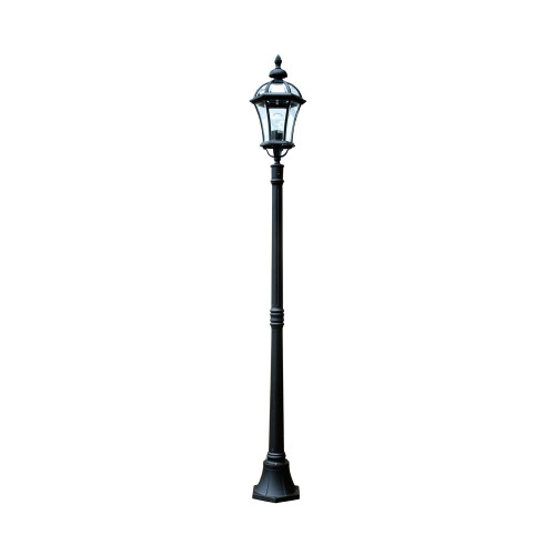 Elstead Lighting Elstead GZH-LB5 Ledbury 1 Light Black Outdoor Lamp Post