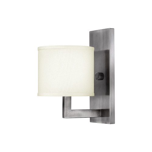 Elstead Lighting Elstead HK-HAMPTON1 Hampton 1 Light Antique Nickel Wall Light