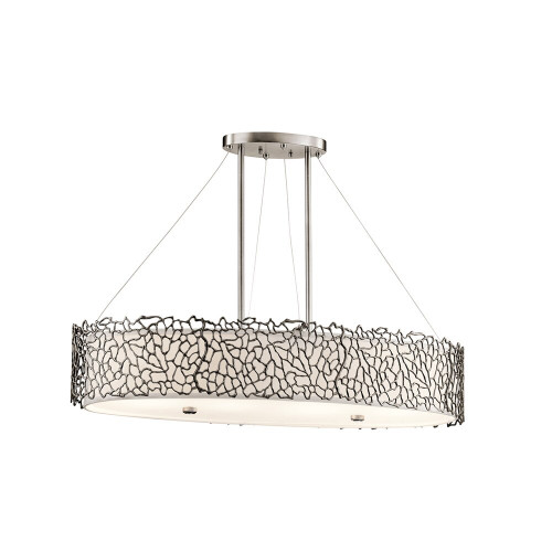 Elstead Lighting Elstead KL-SILVER-CORAL-ISLE Silver Coral Island Pendant