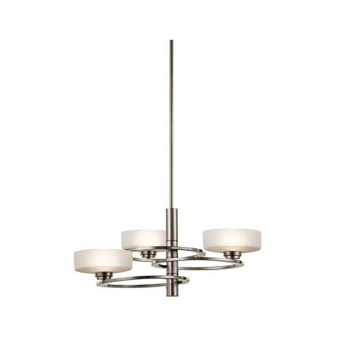 Elstead Lighting Elstead KL-ALEEKA3 Aleeka 3 Light Pewter Ceiling Pendant