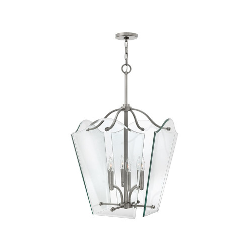 Elstead Lighting Elstead HK-WINGATE-P-L Wingate 6 Light Polished Nickel Pendant