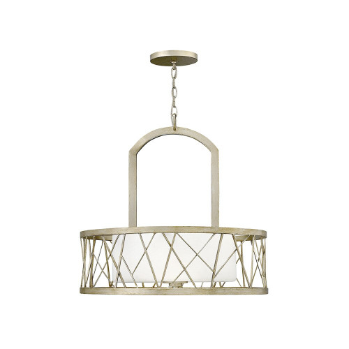 Elstead Lighting Elstead HK-NEST-P-B-SL Nest Silver Leaf Ceiling Pendant