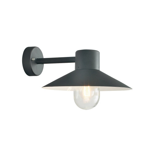 Elstead Lighting Elstead LUND-BLACK-C Lund Black/Clear Wall Lantern