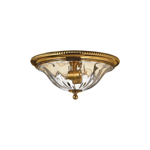 Elstead Lighting Elstead HK-CAMBRIDGE-F-A Cambridge Brass Flush Ceiling Fitting