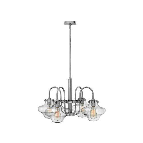 Elstead Lighting Elstead HK-CONGRESS4-B-CM Congress Chrome Chandelier