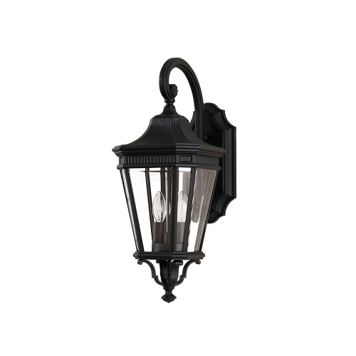Elstead Lighting Elstead FE-COTSLN2-M-BK Cotswold Lane Medium Wall Lantern