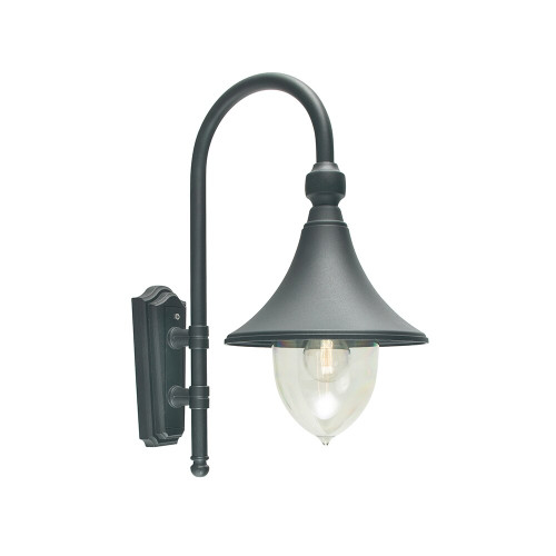 Elstead Lighting Elstead F2-BLACK Firenze Outdoor Black Wall Fitting