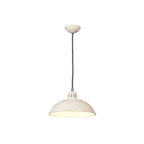 Elstead Lighting Elstead FRANKLIN-P-CR Franklin 1 Light Cream Pendant