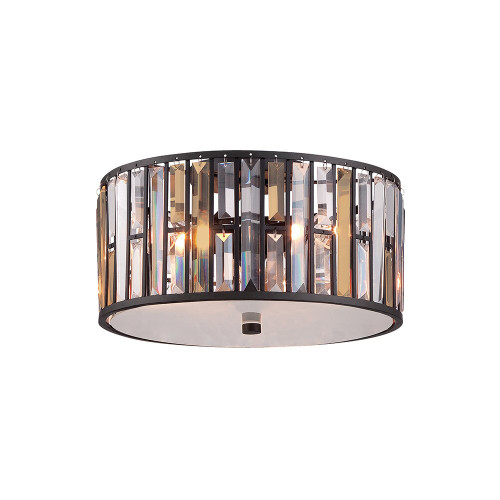 Elstead Lighting Elstead HK-GEMMA-F-VBZ Gemma Vintage Bronze Flush Fitting