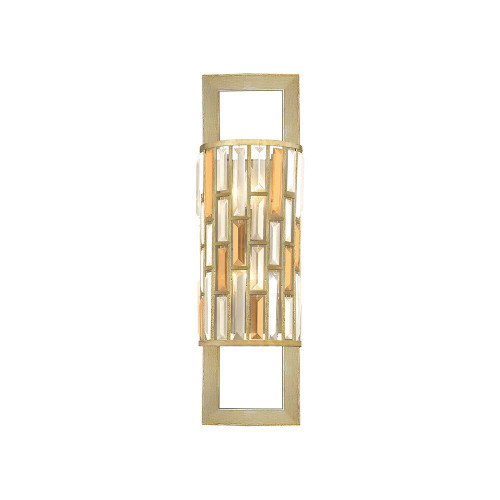 Elstead Lighting Elstead HK-GEMMA2-B-SL Gemma Silver Leaf Wall Fitting