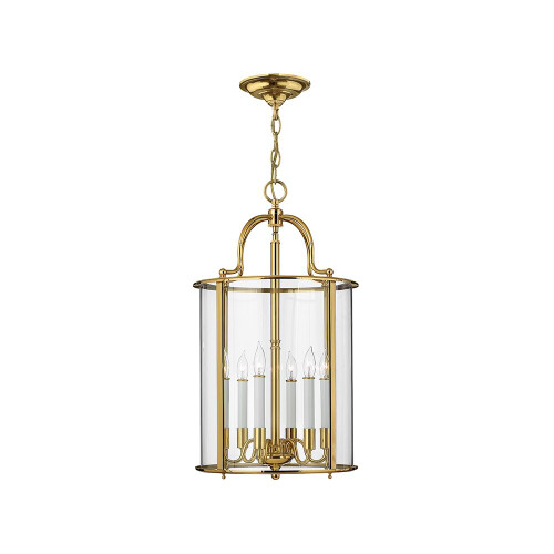 Elstead Lighting Elstead HK-GENTRY-P-L-PB Gentry Polished Brass 6 Light Pendant
