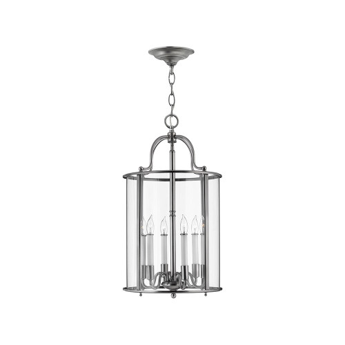 Elstead Lighting Elstead HK-GENTRY-P-L-PW Gentry Pewter 6 Light Pendant