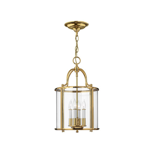 Elstead Lighting Elstead HK-GENTRY-P-M-PB Gentry Polished Brass 4 Light Pendant