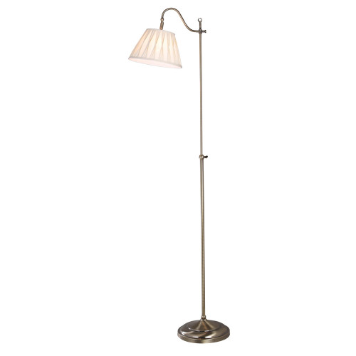 Dar Lighting Dar  SUF4975-X Suffolk 1 Light Antique Brass Floor Lamp 