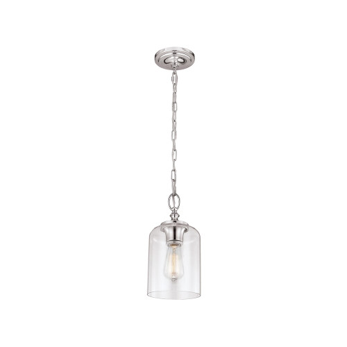 Elstead Lighting Elstead FE-HOUNSLOW-P-PN Hounslow Polished Nickel Mini Pendant