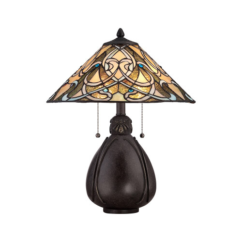 Elstead Lighting Elstead QZ-INDIA-TL India Tiffany Table Lamp