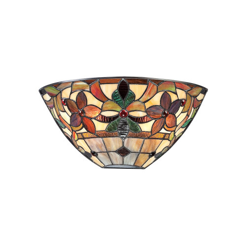 Elstead Lighting Elstead QZ-KAMI-WU Kami Uplight Tiffany Wall Fitting