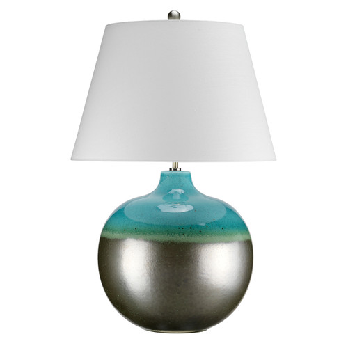 Elstead Lighting Elstead LAGUNA-TL-LRG Laguna Blue/Metallic Large Table Lamp