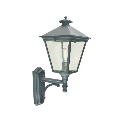 Elstead Lighting Elstead T1-BLACK Turin Black Up Wall Lantern