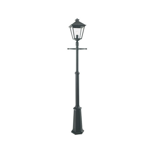 Elstead Lighting Elstead TG5-BLACK Turin Grande Black 1 Light Pillar Lantern