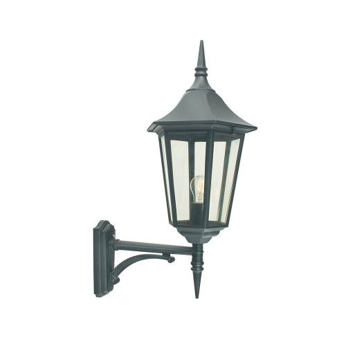 Elstead Lighting Elstead VG1-BLACK Valencia Grande Black Up Wall Lantern