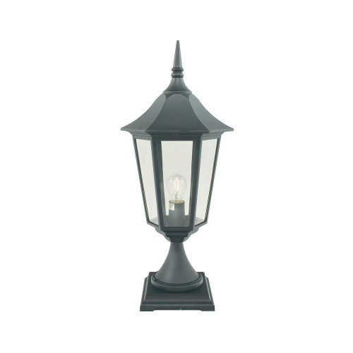 Elstead Lighting Elstead VG3-BLACK Valencia Grande Black Pedestal Lantern