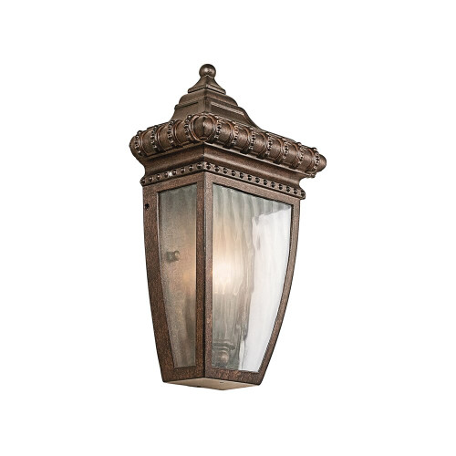 Elstead Lighting Elstead KL-VENETIAN7-S Venetian Rain Half Lantern Wall Fitting