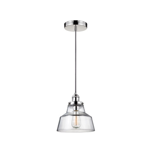 Elstead Lighting Elstead FE-BASKIN-P-A-PN Baskin Polished Nickel Pendant