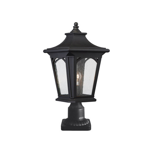Elstead Lighting Elstead QZ-BEDFORD3-M Bedford Mystic Black Pedestal Light