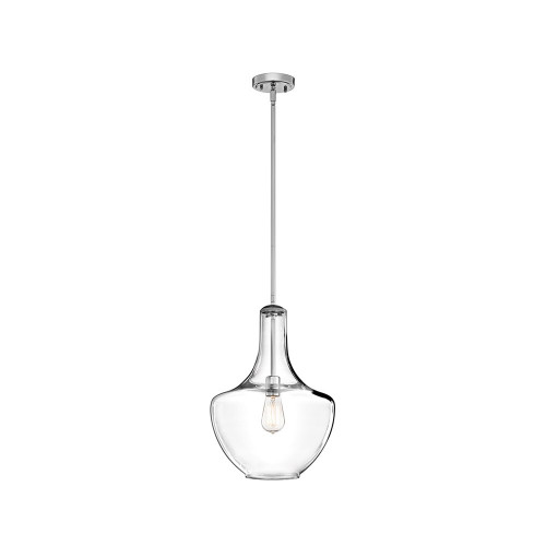 Elstead Lighting Elstead KL-EVERLY-P-M-CH Everly Medium Chrome Pendant
