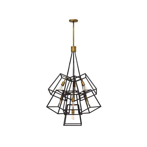Elstead Lighting Elstead HK-FULTON-7P Fulton 7 Light Bronze Chandelier