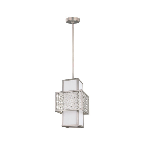 Elstead Lighting Elstead FE-KENNEY-MP Kenney Sunrise Silver Mini Pendant