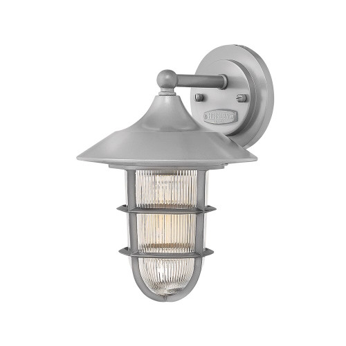 Elstead Lighting Elstead HK-MARINA2-S Marina Hematite Small Wall Lantern