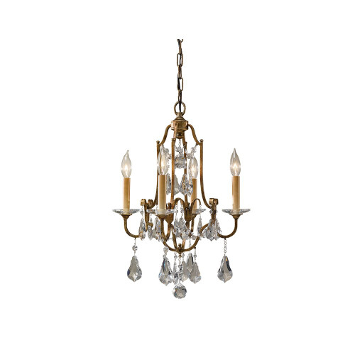 Elstead Lighting Elstead FE-VALENTINA4 Valentina 4 Light Bronze Chandelier