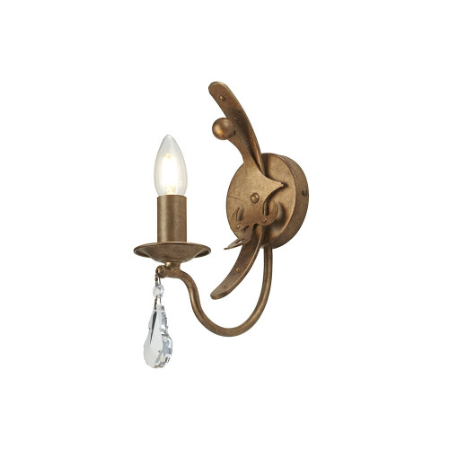 Elstead Lighting Elstead WINDSOR1-GOLD Windsor 1 Light Gold Patina Wall Light