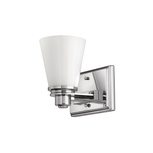 Elstead Lighting Elstead HK-AVON1-BATH Avon 1 Light Polished Chrome Wall Light