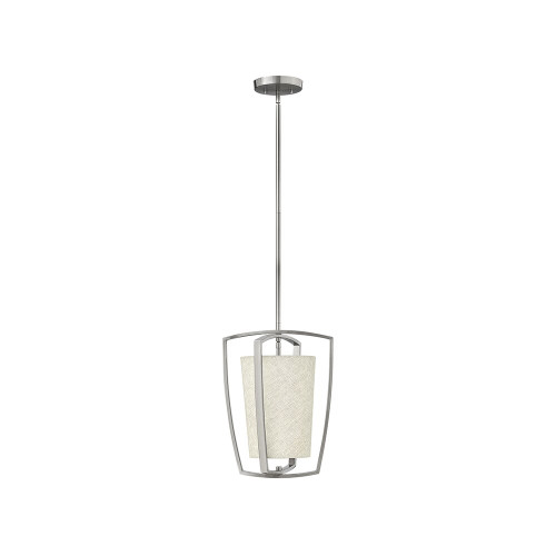Elstead Lighting Elstead HK-BLAKELY-P-BN Blakely Small Nickel Frame Pendant
