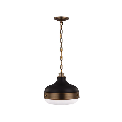 Elstead Lighting Elstead FE-CADENCE-2P-MB Cadence 2 Light Antique Brass Pendant