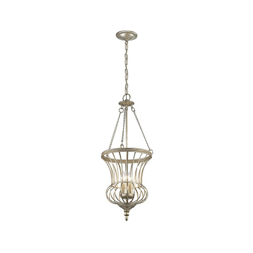 Elstead Lighting Elstead KL-CALLA-P-M Calla Sterling Gold Medium Pendant
