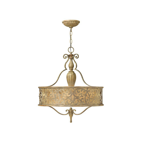 Elstead Lighting Elstead HK-CARABEL-P-B Carabel Champagne 3 Light Chandelier