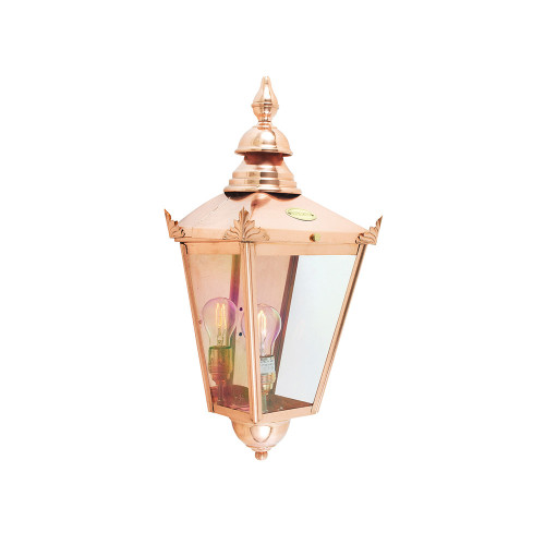 Elstead Lighting Elstead CS7-COPPER Chelsea Copper Half Lantern Wall Fitting