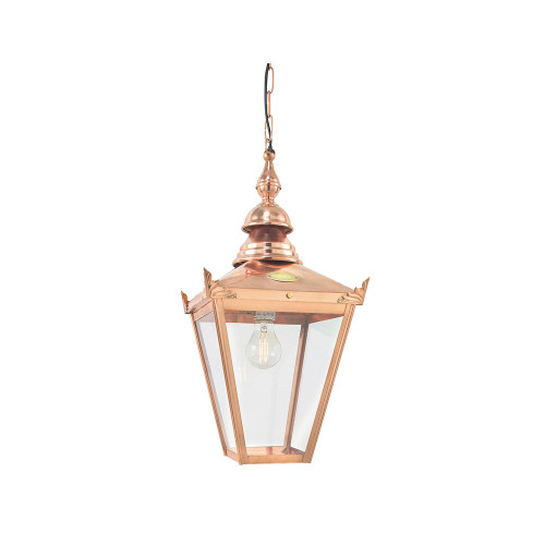 Elstead Lighting Elstead CS8-COPPER Chelasea Copper Chain Porch Light
