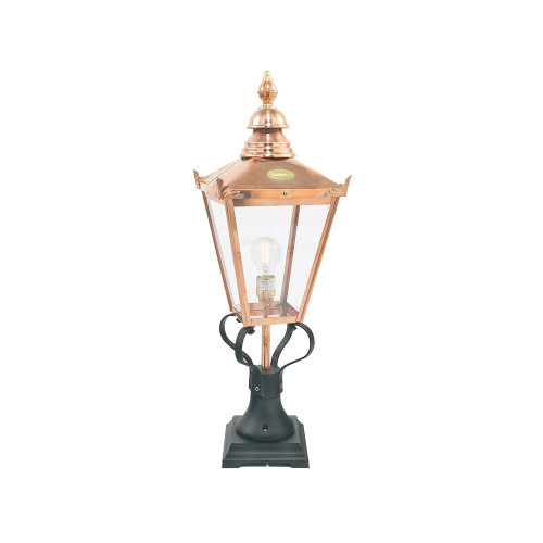 Elstead Lighting Elstead CSG3-COPPER Chelsea Outdoor Copper Pedestal Light