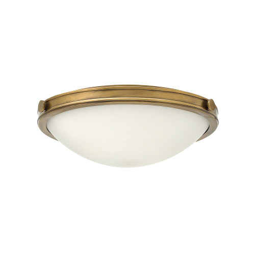 Elstead Lighting Elstead HK-COLLIER-F-M Collier Brass Medium Flush Fitting