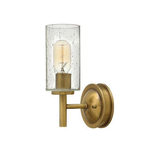 Elstead Lighting ELstead HK-COLLIER1 Collier 1 Light Brass Wall Light