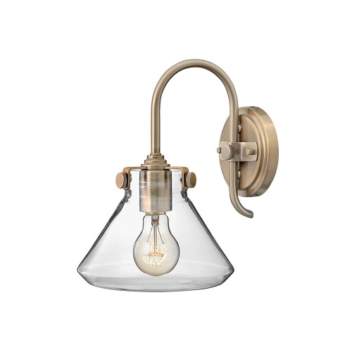 Elstead Lighting Elstead HK-CONGRESS1-A-BC Congress Brushed Caramel Wall Light