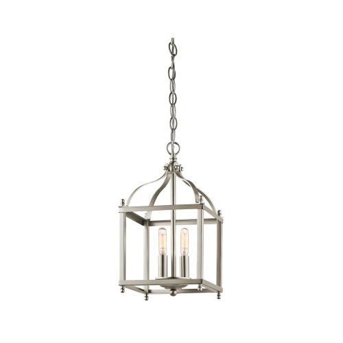 Elstead Lighting Elstead KL-LARKIN-P-S-NI Larkin Small Brushed Nickel Pendant